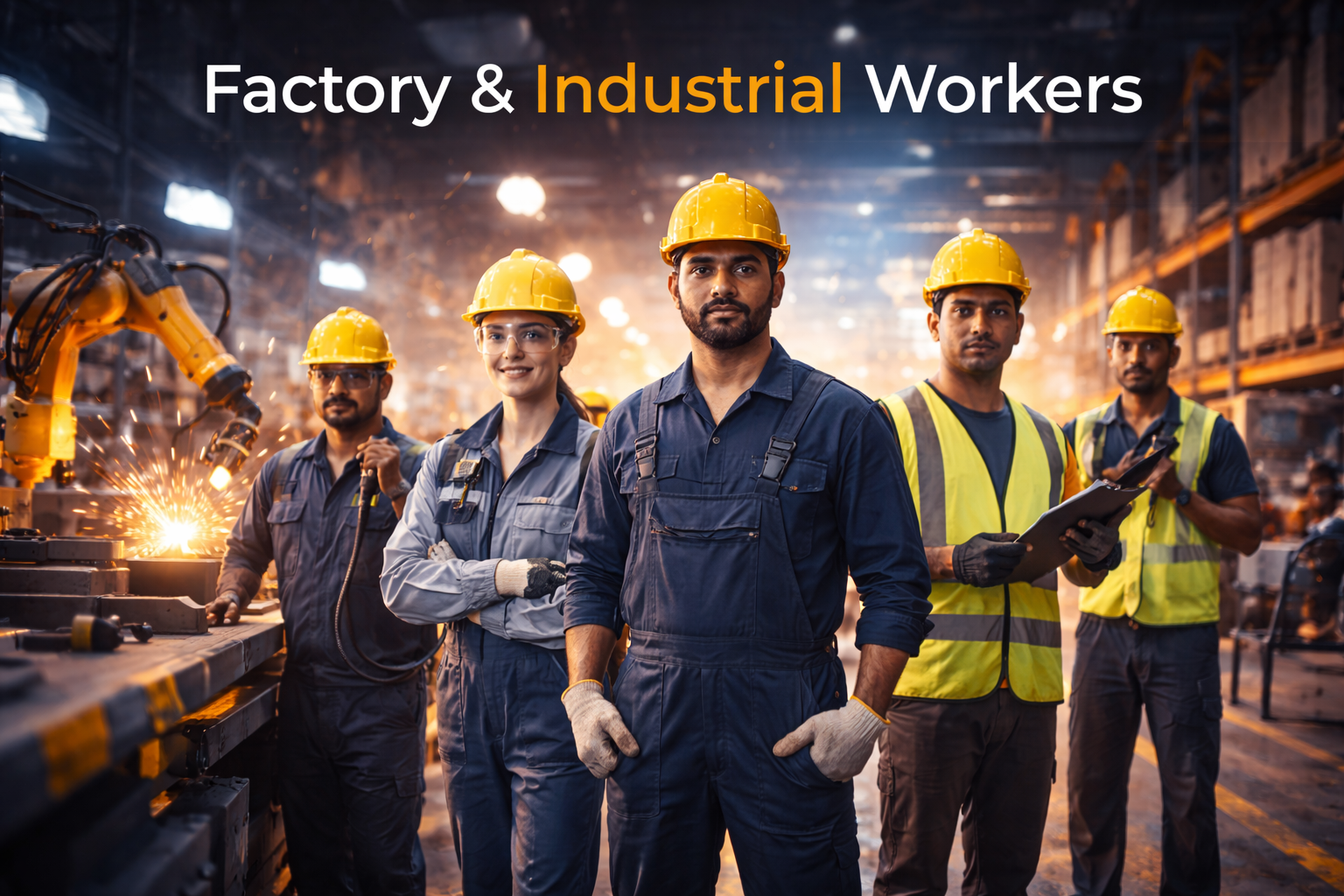Factory and industrial workers